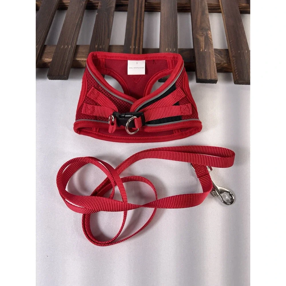 Cat Harness and Leash Set for Walking‎ Escape Proof, Soft Adjustable SMALL